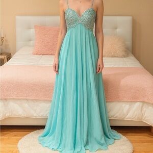 Joseph Ribkoff Turquoise Maxi Dress